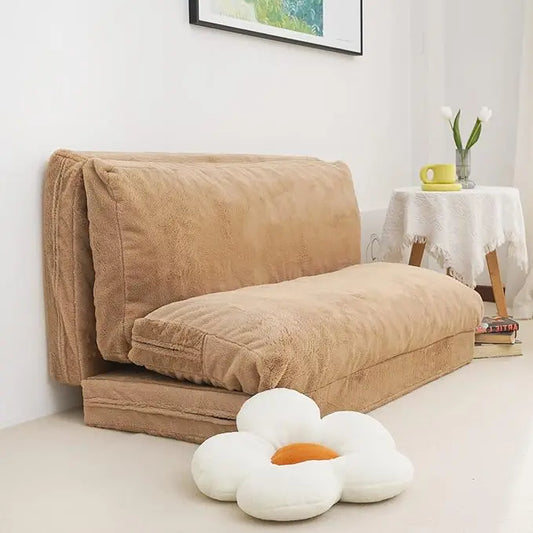 Space Saving Foldable Futon Sofa Bed - Pexav