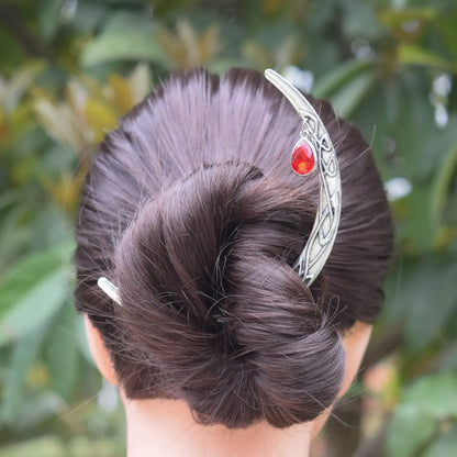 Vintage Lunar Hair Pin