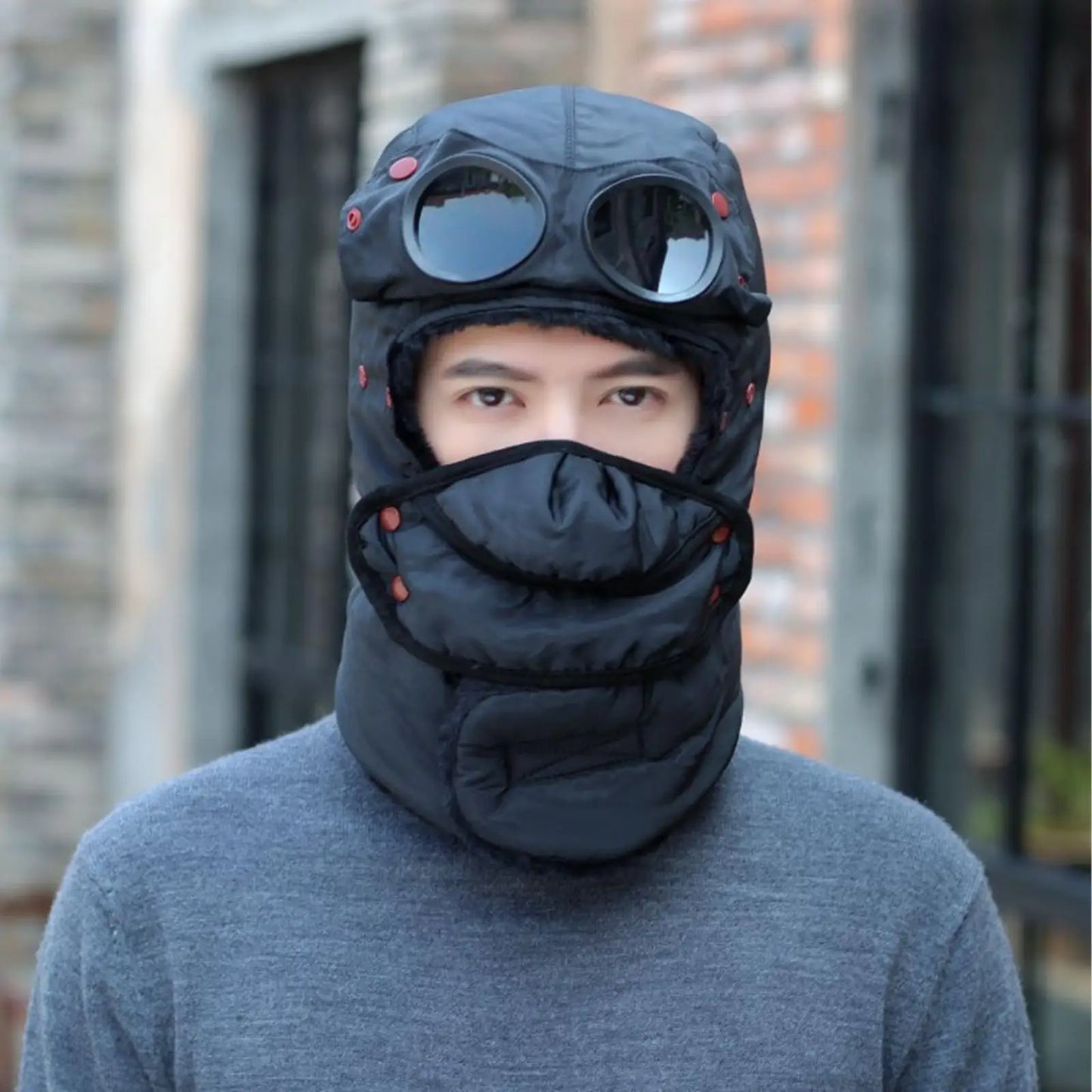 Warm Weatherproof Neck Face Mask Hat - Pexav