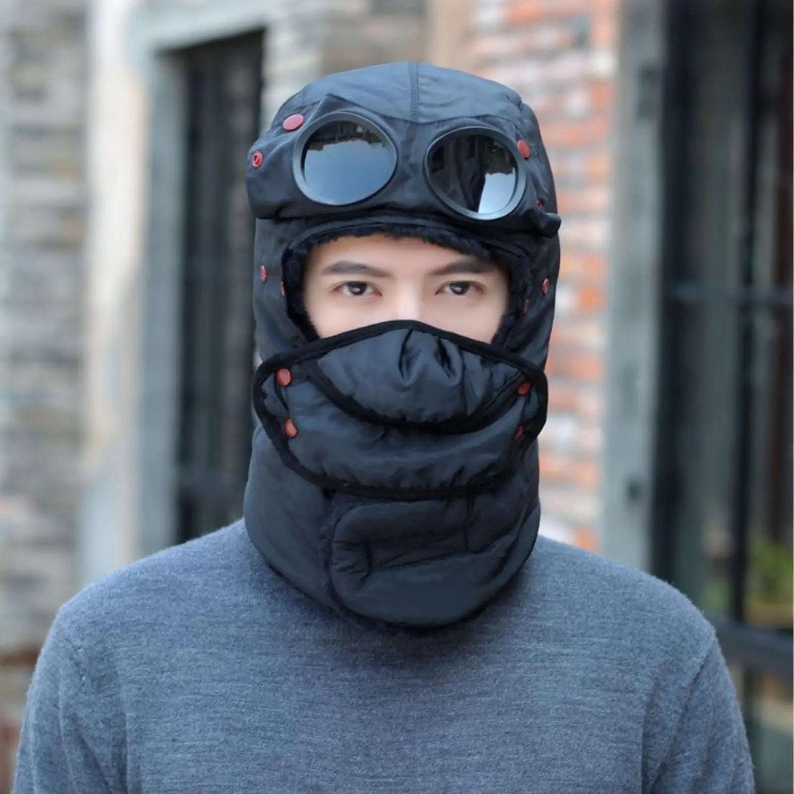 Warm Weatherproof Neck Face Mask Hat - Pexav