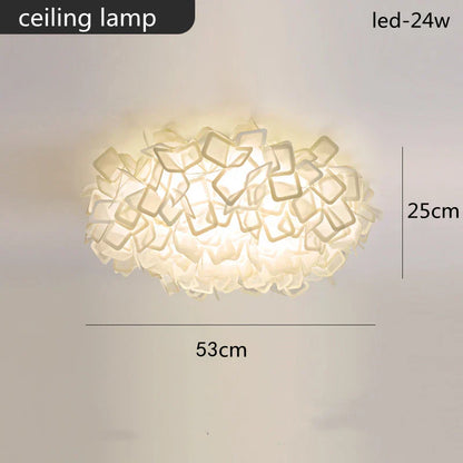 Bright Floral LED Adjustable Ceiling Light Fixture