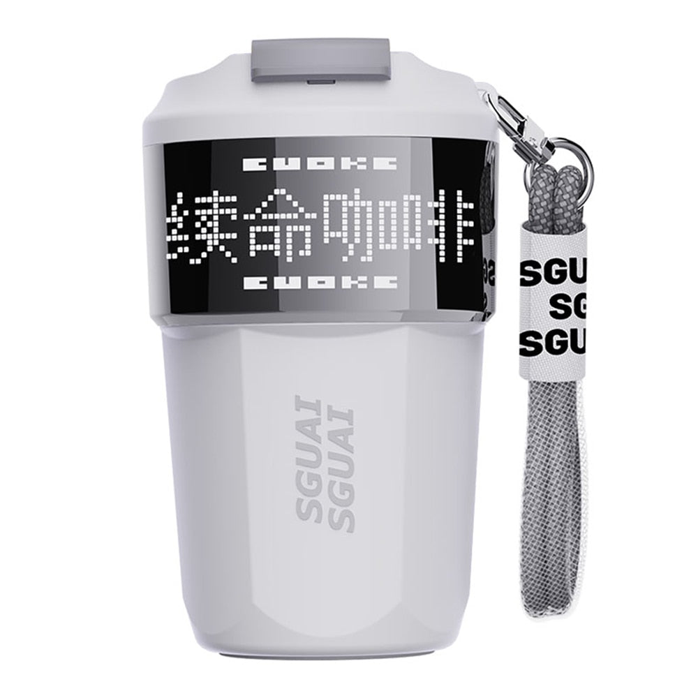 Insulated Stainless Steel Digital Coffee Mug