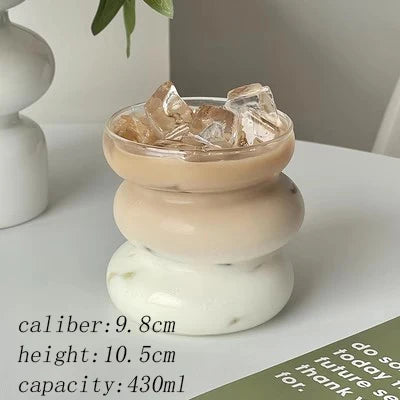 Unique Round Clear Bubble Coffee Mug