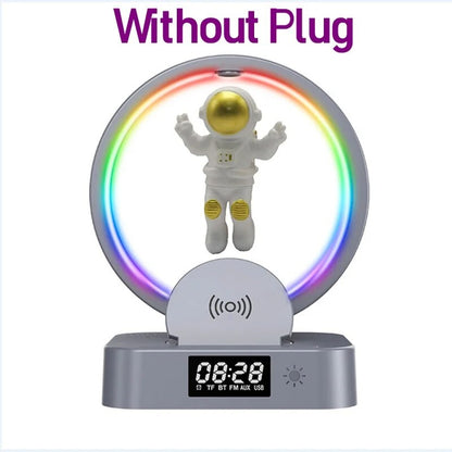 Colorful Space Alarm Clock Bluetooth Speaker