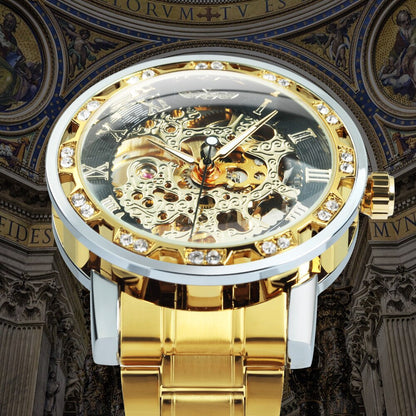 Stylish Automatic Skeleton Men's Watch - Pexav