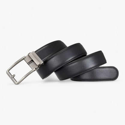 Elegant Black Leather Belt for Men – Minimalist High-Quality Cowhide Designer Accessory-6