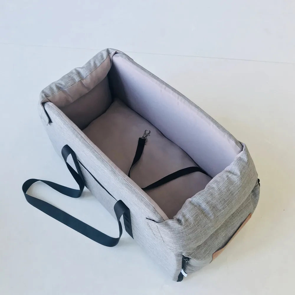 Pet Booster Car Seat – Compact Travel Dog Carrier