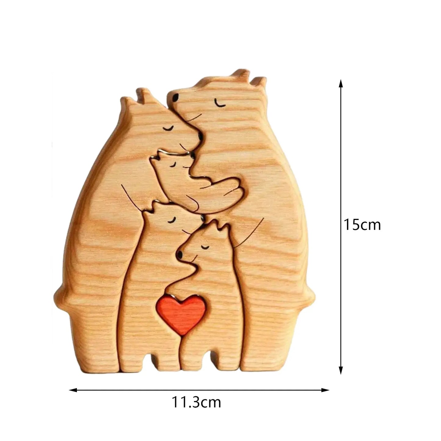Cute Bear Jigsaw Home Decor
