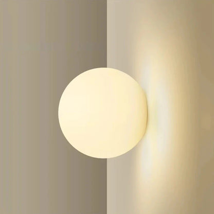 Circular Soft Glass Pendant Modern Wall Lamp - Pexav