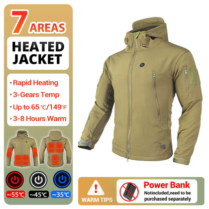 Warm Insulated Snow Jacket for Men