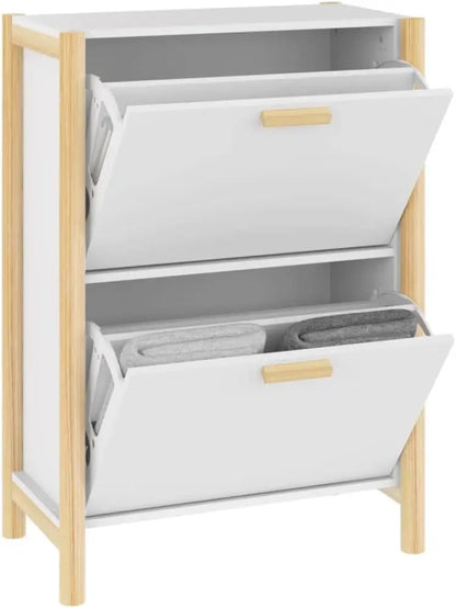 Compact Hallway Shoe Storage with Doors - Pexav