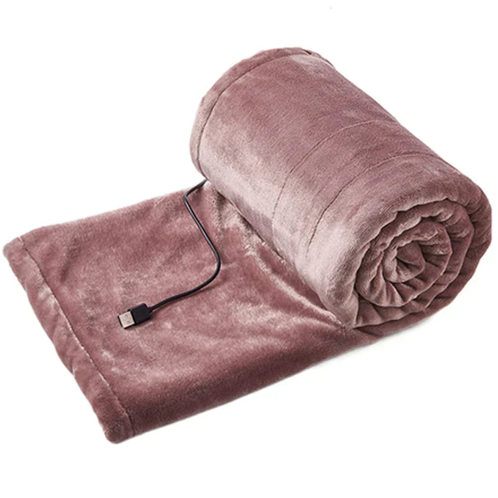 Soft USB Heated Blanket with 3 Temperature Settings