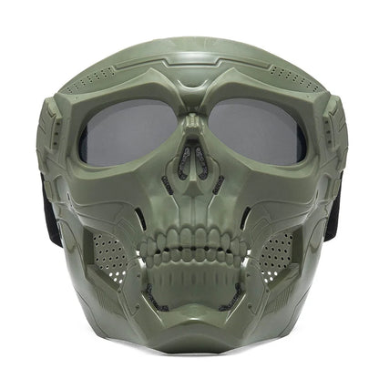 Tough Biker Skull Face Mask