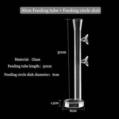Clear Acrylic Fish Tank Feeding Tube
