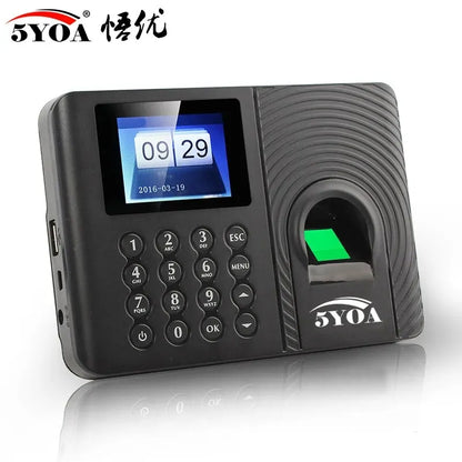 Accurate Digital Fingerprint Attendance Clock