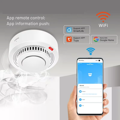 Wireless Home Smoke Detector Alarm System