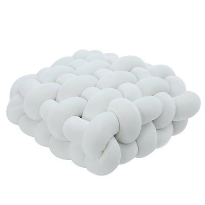 Textured Round Accent Pillow