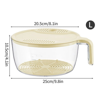 Simple Kitchen Rice Washing Basket Strainer