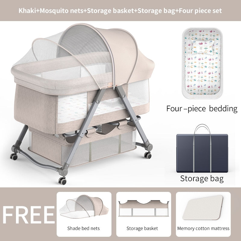 Compact Collapsible Space Saving Baby Bed