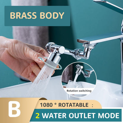 360 Degree Adjustable Faucet Extender Tap