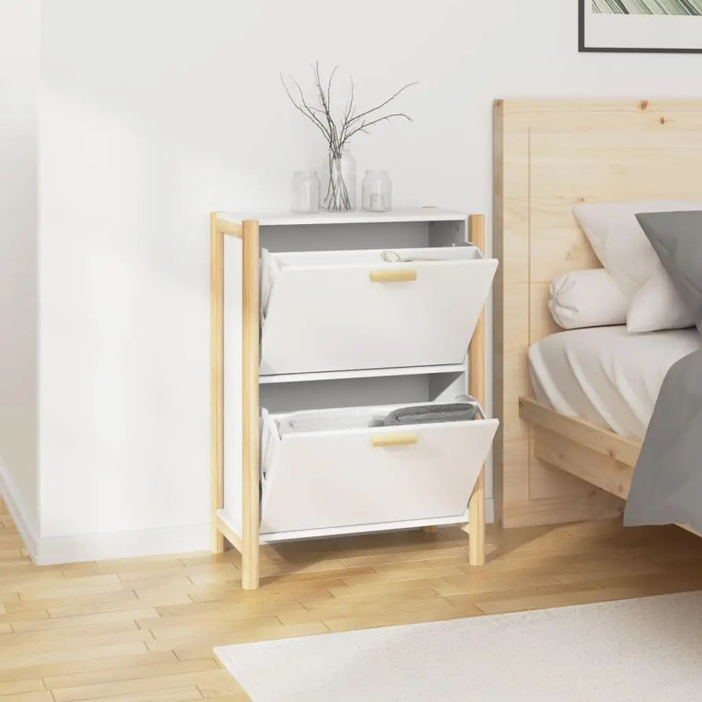 Compact Hallway Shoe Storage with Doors