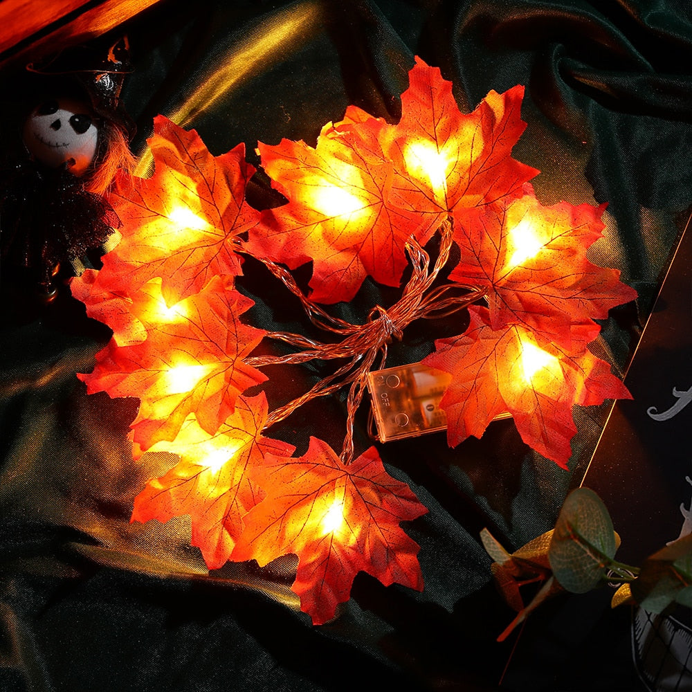 Colorful Fall String Lamp Set - Pexav