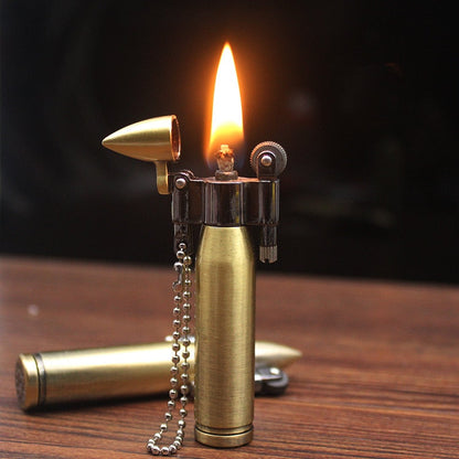 Vintage Style Metal Pocket Lighter - Pexav