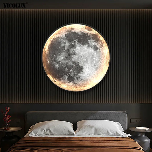 Unique Modern Moon Table Lamp - Pexav
