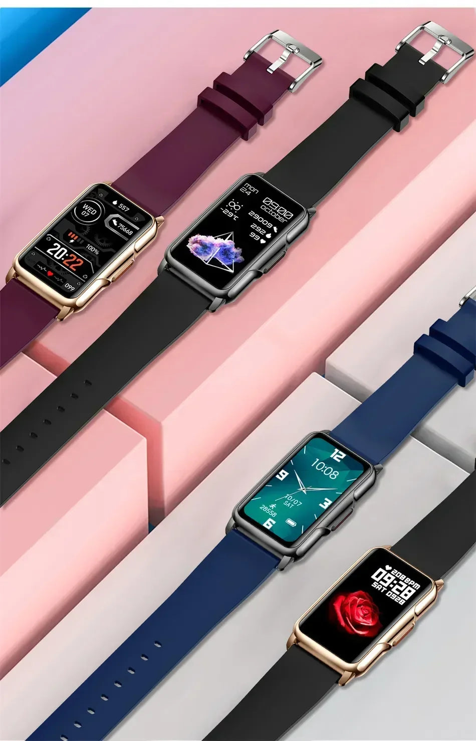 Waterproof Fitness Watch for Men and Women
