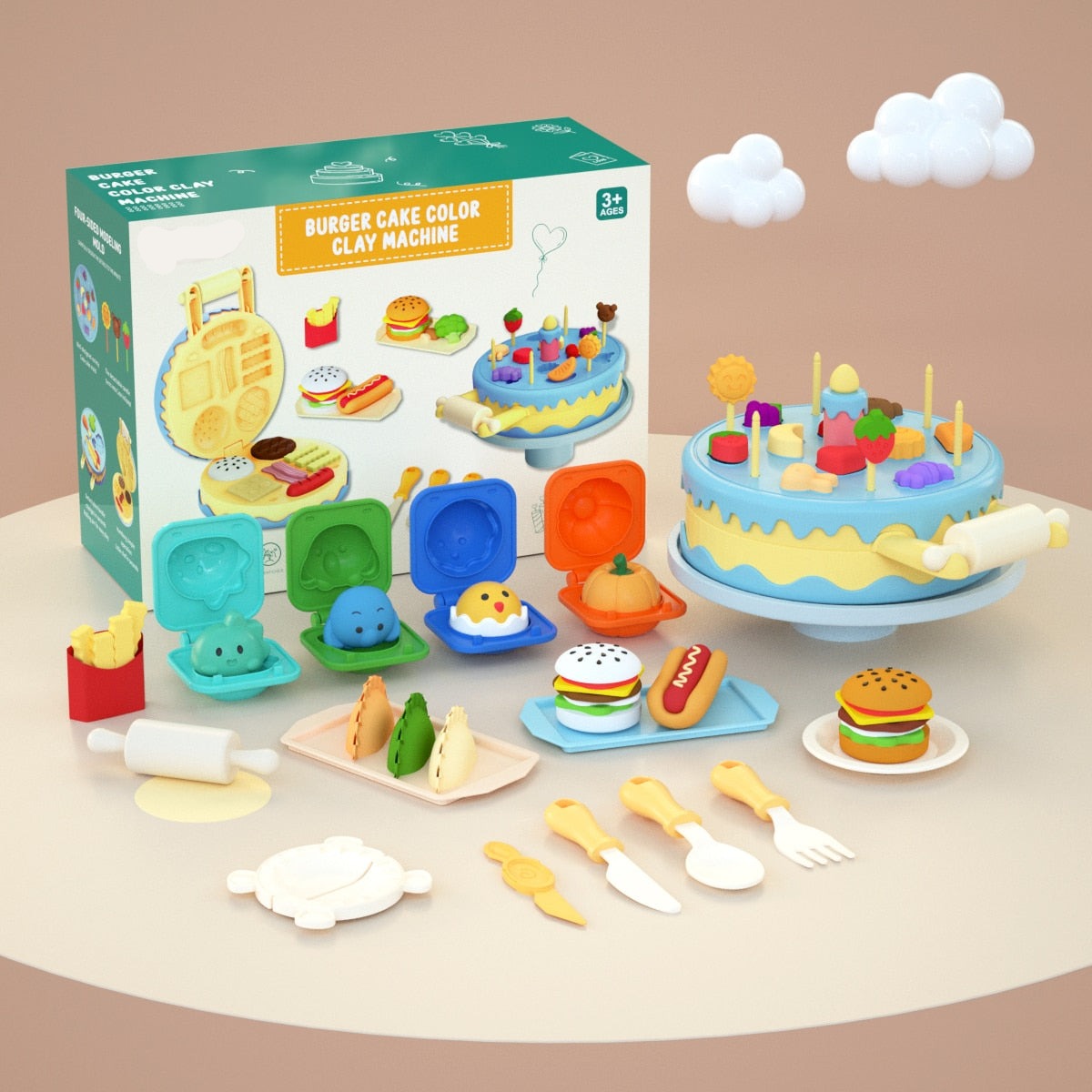 Creative Play Mini Kitchen Toy Playset