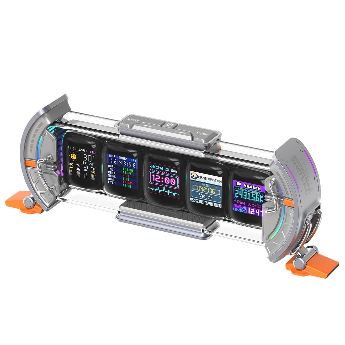 Colorful Digital LED Desk Clock