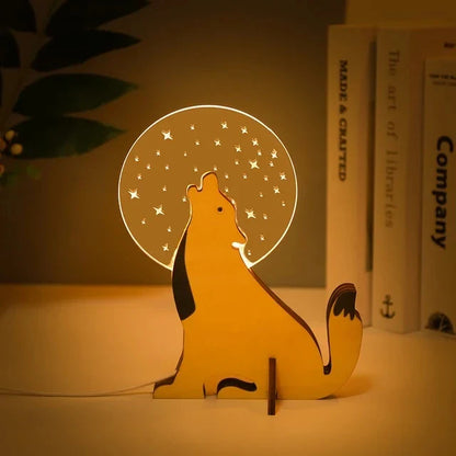 Cute Woodland Animal Table Lamps