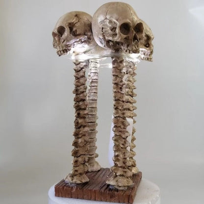 Dark Decorative Skull Desk Lamp