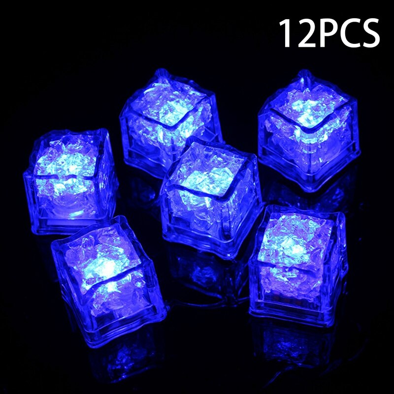 Vibrant Glow Ice Cubes for Drinks