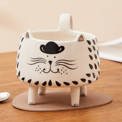 Fun Kitty Tall Ceramic Coffee Mug