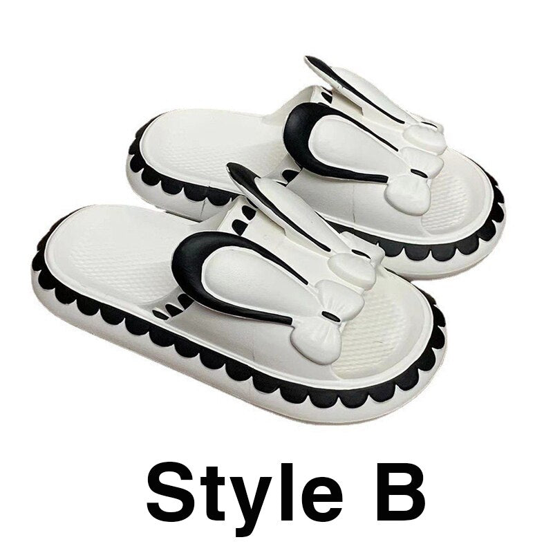 Comfy Bunny Flat Women's Slippers