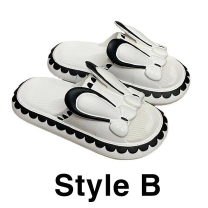 Comfy Bunny Flat Women's Slippers