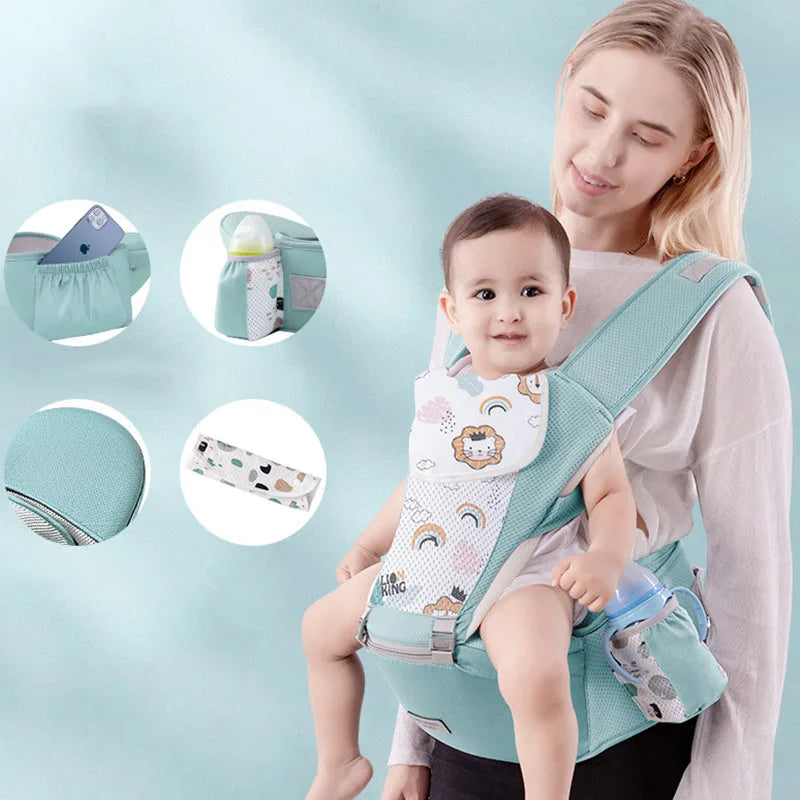 Versatile Baby Sling - Ergonomic Hip Seat for Newborn to Toddler
