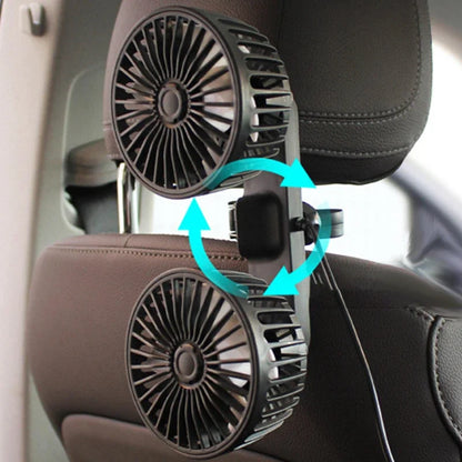 Compact Car Air Cooler 360° Adjustable 3 Speed Fan