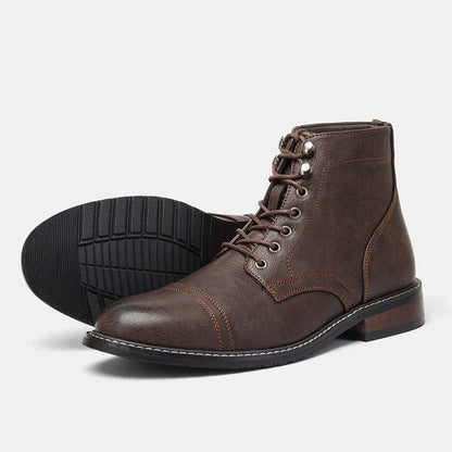 Classic Brown Ankle Boots for Daily Wear