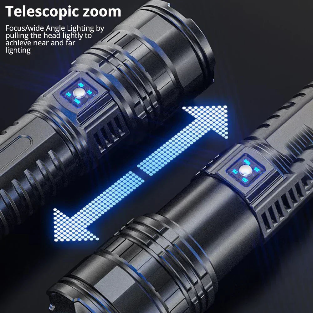 Bright 10000 Lumen LED Flashlight - Striker