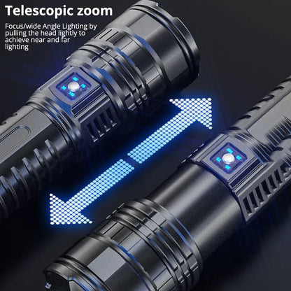 Bright 10000 Lumen LED Flashlight - Striker