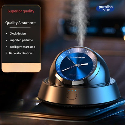 Car Fresh Automatic Air Purifier Spray Clock