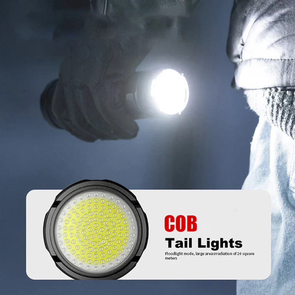 Bright 10000 Lumen LED Flashlight - Striker