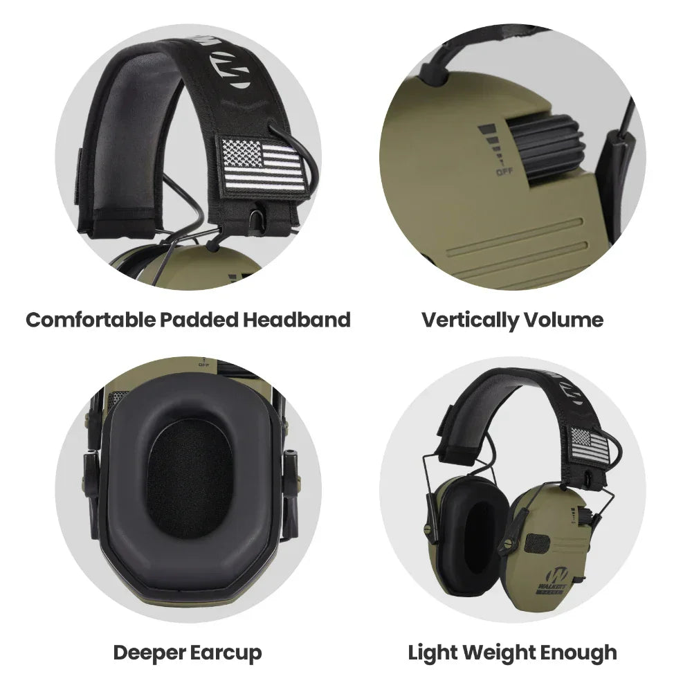 Soundproof Ear Protection Headphones for Shooting Hunting