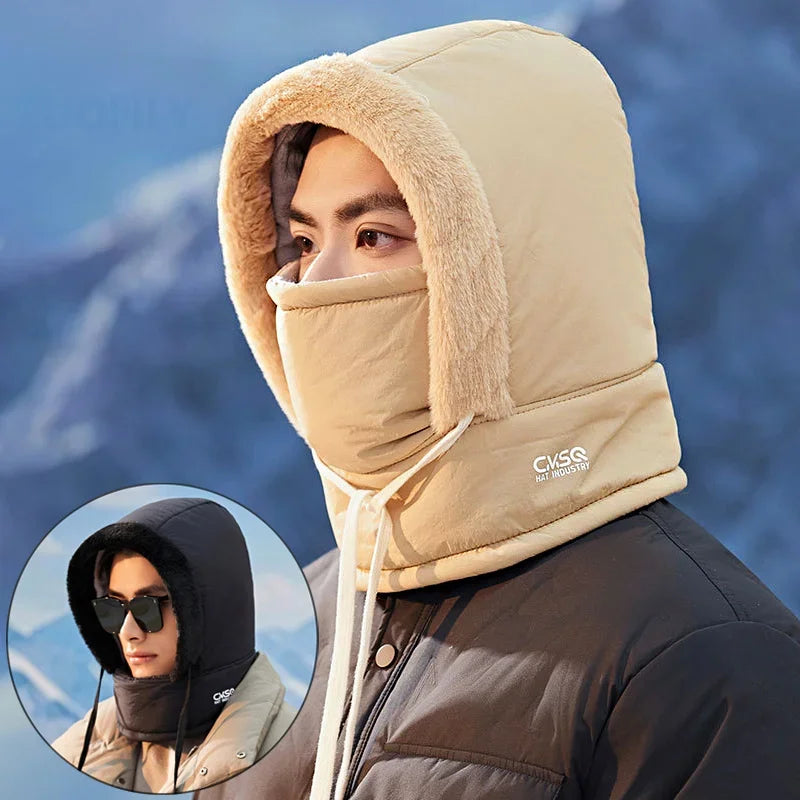 Warm Waterproof Cold Weather Face Mask Hood - Pexav