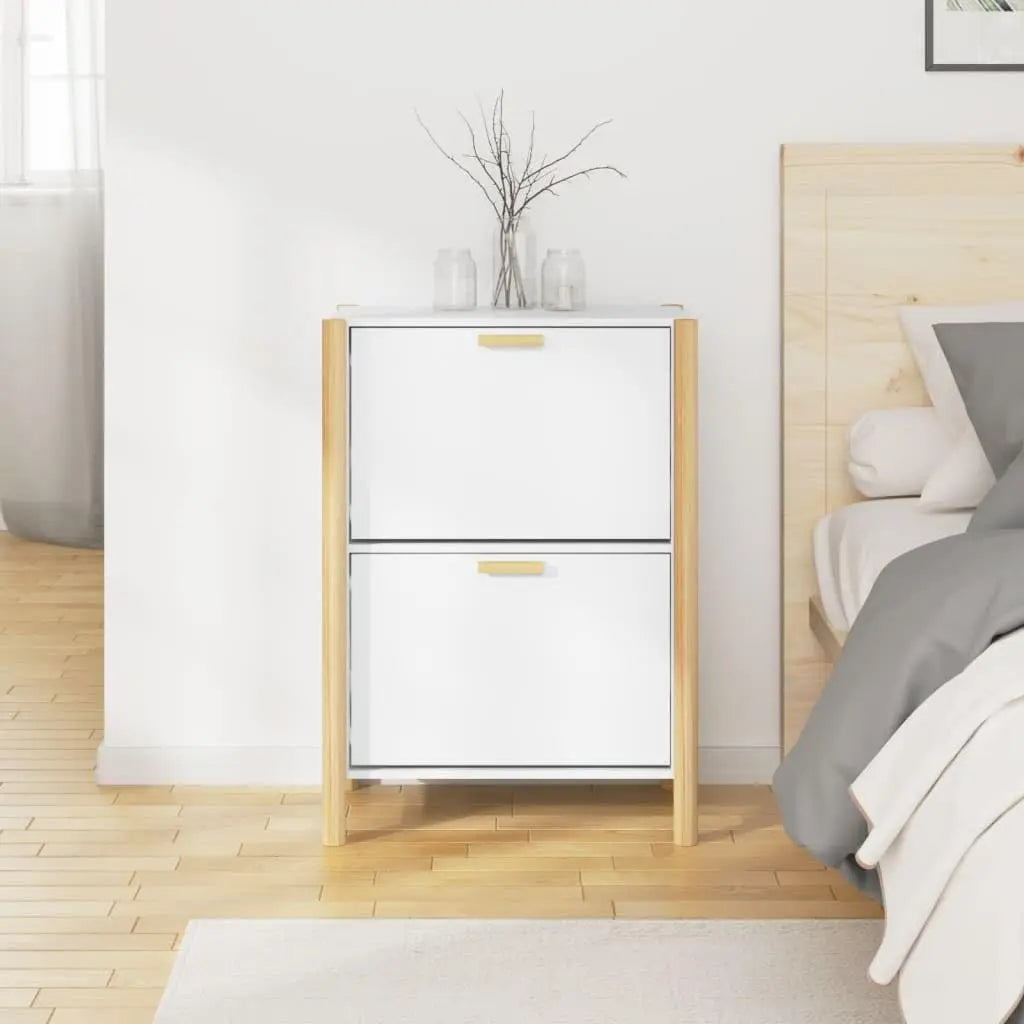Compact Hallway Shoe Storage with Doors