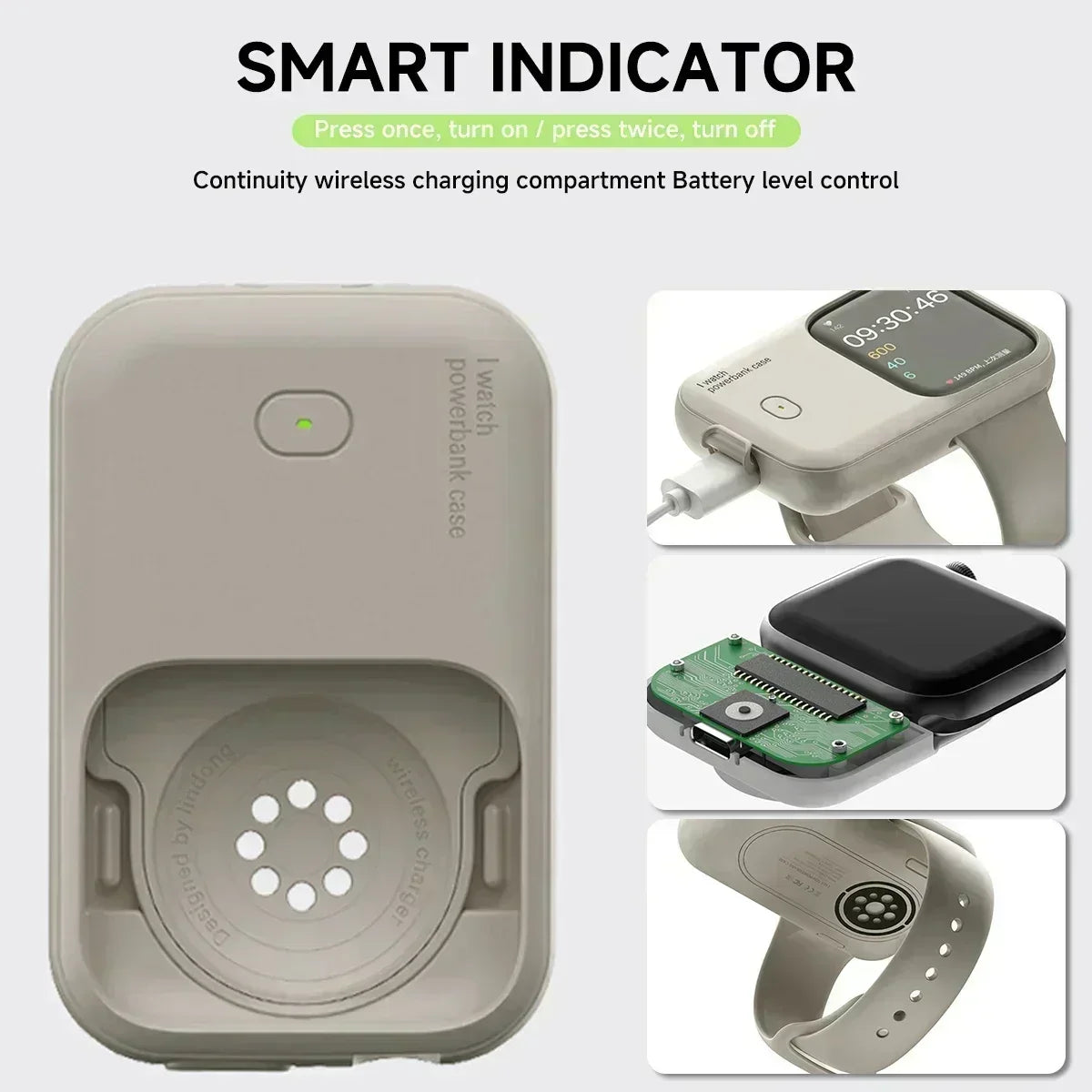 Compact Fast Apple Watch Charging Pad