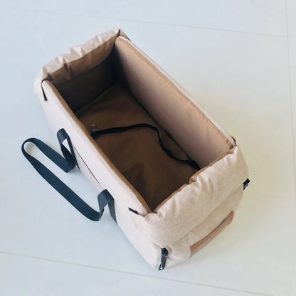 Pet Booster Car Seat – Compact Travel Dog Carrier
