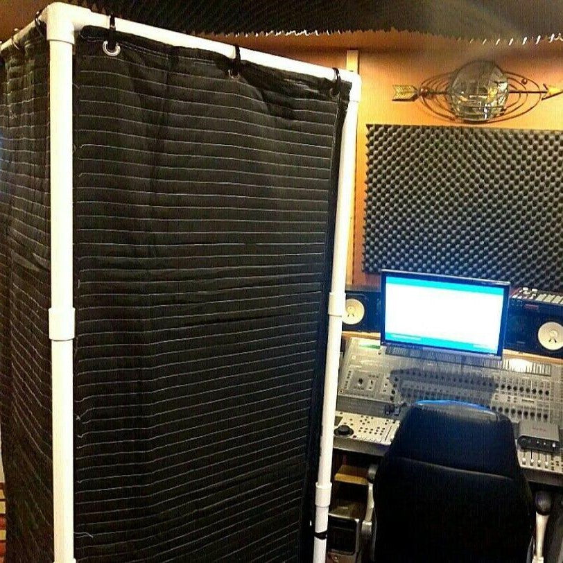 Compact Acoustic Vocal Recording Studio Booth